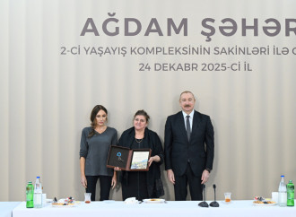 Prezident İlham Əliyev və Birinci xanım Mehriban Əliyeva Ağdamda 2-ci yaşayış kompleksinin açılışında iştirak edib və sakinlərlə görüşüblər