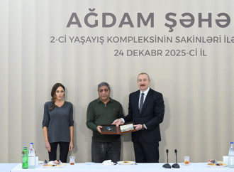 Prezident İlham Əliyev və Birinci xanım Mehriban Əliyeva Ağdamda 2-ci yaşayış kompleksinin açılışında iştirak edib və sakinlərlə görüşüblər