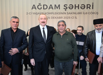 Prezident İlham Əliyev və Birinci xanım Mehriban Əliyeva Ağdamda 2-ci yaşayış kompleksinin açılışında iştirak edib və sakinlərlə görüşüblər