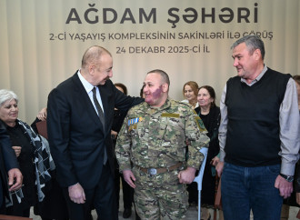 Prezident İlham Əliyev və Birinci xanım Mehriban Əliyeva Ağdamda 2-ci yaşayış kompleksinin açılışında iştirak edib və sakinlərlə görüşüblər