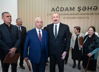 Prezident İlham Əliyev və Birinci xanım Mehriban Əliyeva Ağdamda 2-ci yaşayış kompleksinin açılışında iştirak edib və sakinlərlə görüşüblər