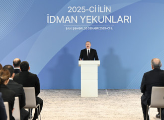 Prezident İlham Əliyev 2025-ci ilin idman yekunlarına həsr olunan mərasimdə iştirak edib