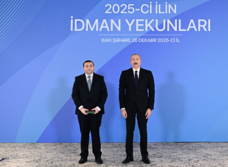 Prezident İlham Əliyev 2025-ci ilin idman yekunlarına həsr olunan mərasimdə iştirak edib