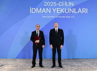 Prezident İlham Əliyev 2025-ci ilin idman yekunlarına həsr olunan mərasimdə iştirak edib