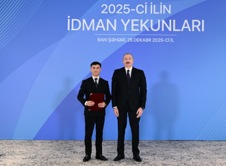 Prezident İlham Əliyev 2025-ci ilin idman yekunlarına həsr olunan mərasimdə iştirak edib