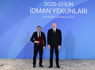 Prezident İlham Əliyev 2025-ci ilin idman yekunlarına həsr olunan mərasimdə iştirak edib