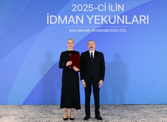 Prezident İlham Əliyev 2025-ci ilin idman yekunlarına həsr olunan mərasimdə iştirak edib