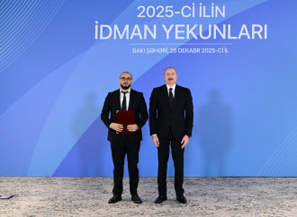 Prezident İlham Əliyev 2025-ci ilin idman yekunlarına həsr olunan mərasimdə iştirak edib