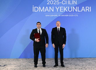 Prezident İlham Əliyev 2025-ci ilin idman yekunlarına həsr olunan mərasimdə iştirak edib