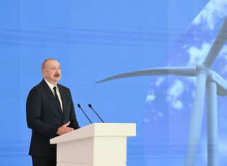 Prezident İlham Əliyev Bakıda “Xızı-Abşeron” Külək Elektrik Stansiyasının rəsmi açılış mərasimində çıxış edib