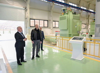 Prezident İlham Əliyev Ağdərə rayonunda “Qozlukörpü” Su Elektrik Stansiyasının açılışında iştirak edib