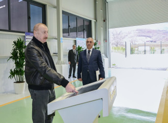Prezident İlham Əliyev Ağdərə rayonunda “Qozlukörpü” Su Elektrik Stansiyasının açılışında iştirak edib