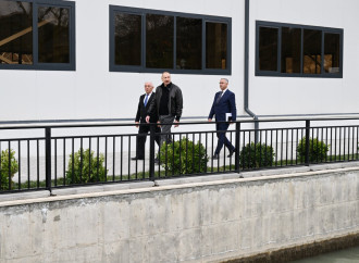 Prezident İlham Əliyev Ağdərə rayonunda “Qozlukörpü” Su Elektrik Stansiyasının açılışında iştirak edib