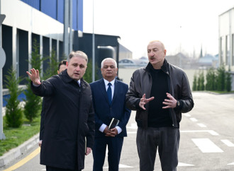 Prezident İlham Əliyev Tərtər elektromexanika zavodunun yenidənqurmadan sonra açılışında iştirak edib