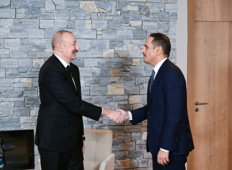 Prezident İlham Əliyev Davosda Qətərin Baş naziri və xarici işlər naziri ilə görüşüb