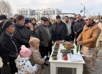 Cəbrayıl rayonunun Horovlu kəndinə çatan ailələrə evlərinin açarları təqdim edildi