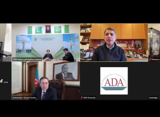 ADA Universiteti ilə Türkmənistan XİN-nin Beynəlxalq Münasibətlər İnstitutu arasında videokonfrans formatında görüş keçirilib