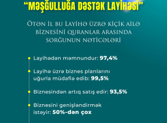 “Məşğulluğa Dəstək Layihəsi” benefisiarları arasında sorğu keçirilib
