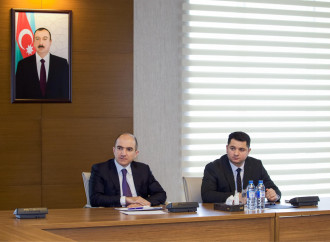 Nazirliyin Aparatının rəhbəri Fuad Musayev Ağdaş rayonunda vətəndaşları qəbul edib