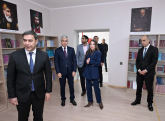 Heydər Əliyev Fondunun vitse-prezidenti Leyla Əliyeva və Alena Əliyeva Gəncədə STEAM mərkəzində və 37 nömrəli tam orta məktəbdə olublar