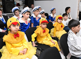 Heydər Əliyev Fondunun vitse-prezidenti Leyla Əliyeva və Alena Əliyeva Gəncədə uşaq evində olublar