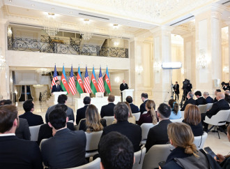Prezident İlham Əliyev və ABŞ-nin Vitse-prezidenti Ceyms Devid Vens mətbuata bəyanatlarla çıxış ediblər