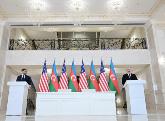 Prezident İlham Əliyev və ABŞ-nin Vitse-prezidenti Ceyms Devid Vens mətbuata bəyanatlarla çıxış ediblər