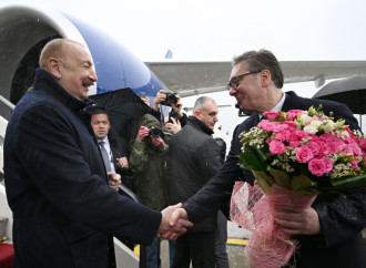 Prezident İlham Əliyev Serbiyaya rəsmi səfərə gəlib