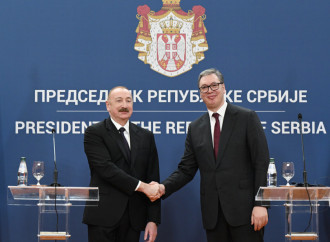 Prezident İlham Əliyev və Serbiya Prezidenti Aleksandar Vuçiç mətbuata bəyanatlarla çıxış ediblər (FOTO)