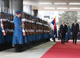 Prezident İlham Əliyevin Belqradda rəsmi qarşılanma mərasimi olub