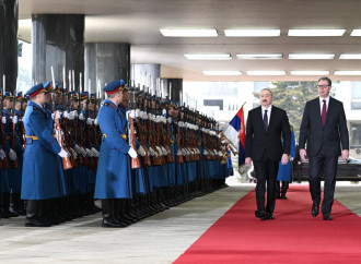 Prezident İlham Əliyevin Belqradda rəsmi qarşılanma mərasimi olub