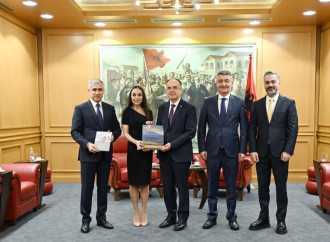 Heydər Əliyev Fondunun vitse-prezidenti Leyla Əliyeva Tiranada Albaniya Prezidenti Bayram Beqay ilə görüşüb