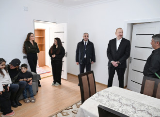 Prezident İlham Əliyev və Birinci xanım Mehriban Əliyeva Xocalının Xanabad kəndində görülmüş işlərlə tanış olublar