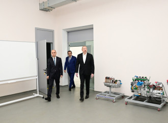 Prezident İlham Əliyev Lənkəran Dövlət Peşə Təhsil Mərkəzinin açılışında iştirak edib
