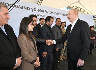 Prezident İlham Əliyev və Birinci xanım Mehriban Əliyeva Xocavənd şəhər və Xocavənd kənd sakinləri ilə görüşüblər