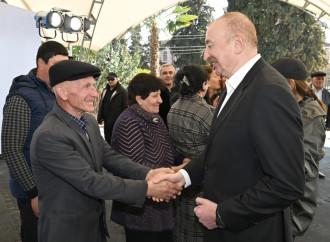 Prezident İlham Əliyev və Birinci xanım Mehriban Əliyeva Xocavənd şəhər və Xocavənd kənd sakinləri ilə görüşüblər
