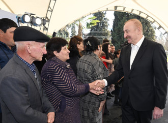 Prezident İlham Əliyev və Birinci xanım Mehriban Əliyeva Xocavənd şəhər və Xocavənd kənd sakinləri ilə görüşüblər