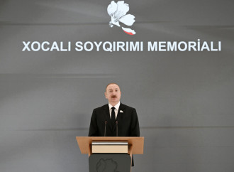 Prezident İlham Əliyev və Birinci xanım Mehriban Əliyeva Xocalı Soyqırımı Memorialının açılışında iştirak ediblər
