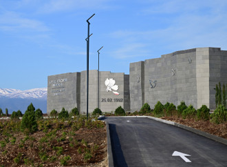Prezident İlham Əliyev və Birinci xanım Mehriban Əliyeva Xocalı Soyqırımı Memorialının açılışında iştirak ediblər