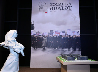 Prezident İlham Əliyev və Birinci xanım Mehriban Əliyeva Xocalı Soyqırımı Memorialının açılışında iştirak ediblər