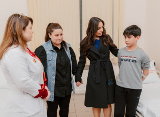 Leyla Əliyeva Respublika Pediatriya Mərkəzinin Nərimanov Uşaq Klinik Xəstəxanasını ziyarət edib
