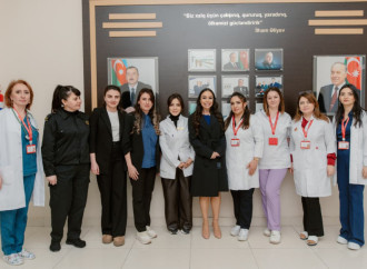 Leyla Əliyeva Respublika Pediatriya Mərkəzinin Nərimanov Uşaq Klinik Xəstəxanasını ziyarət edib