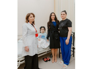 Leyla Əliyeva Respublika Pediatriya Mərkəzinin Nərimanov Uşaq Klinik Xəstəxanasını ziyarət edib