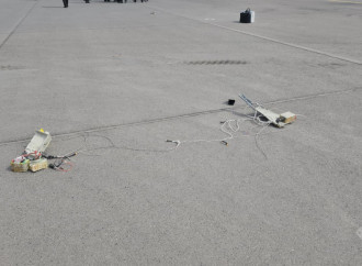 Naxçıvan aeroprotuna düşən dronun qalıqları