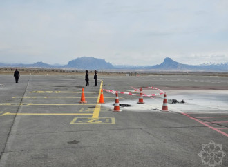Naxçıvan aeroprotuna düşən dronun qalıqları