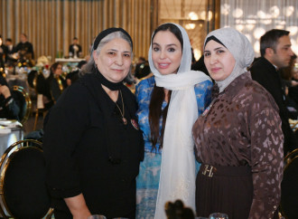 Heydər Əliyev Fondunun vitse-prezidenti Leyla Əliyeva şəhid ailələri ilə birlikdə iftar süfrəsində iştirak edib