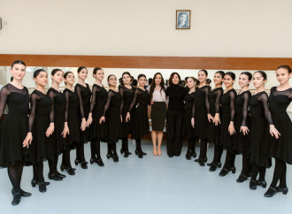 Heydər Əliyev Fondunun vitse-prezidenti Leyla Əliyeva Bakı Xoreoqrafiya Akademiyasının qonağı olub