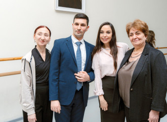 Heydər Əliyev Fondunun vitse-prezidenti Leyla Əliyeva Bakı Xoreoqrafiya Akademiyasının qonağı olub