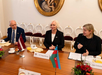 Milli Məclisin nümayəndə heyəti Latviya Seyminin sədri ilə görüşüb