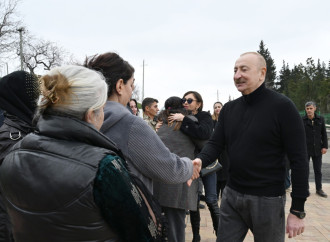 Prezident İlham Əliyev və Birinci xanım Mehriban Əliyeva Xanooba kənd sakinləri ilə səmimi söhbət etdi